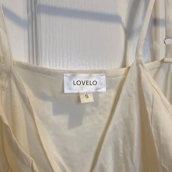 Lovelo Cream Under Slip Dress Size S - Picture 3 of 5